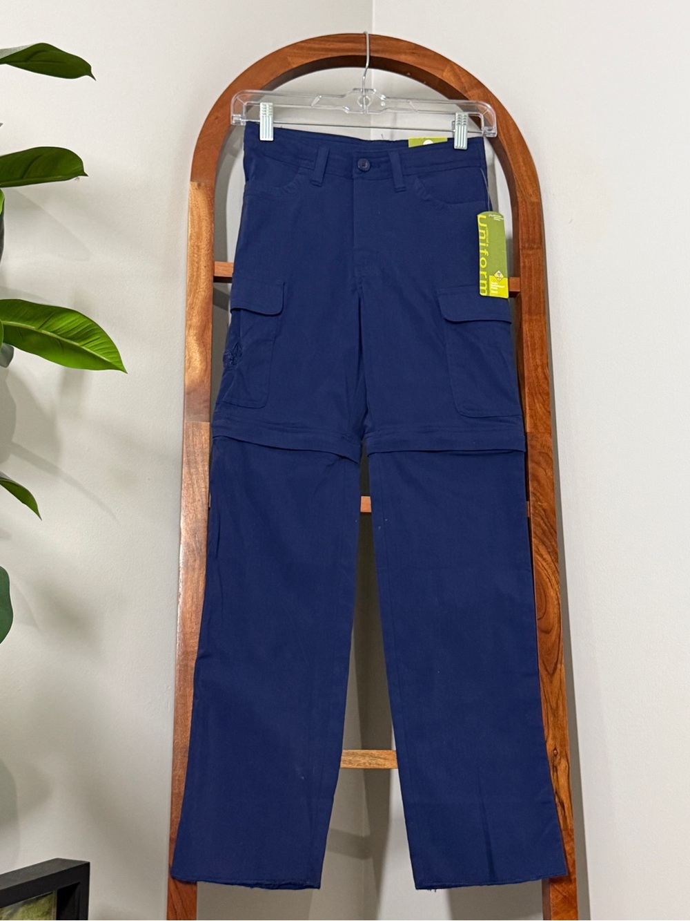 BSA Cub Scouts 8 Navy Blue Switchback Uniform Pants Unhemmed NEW